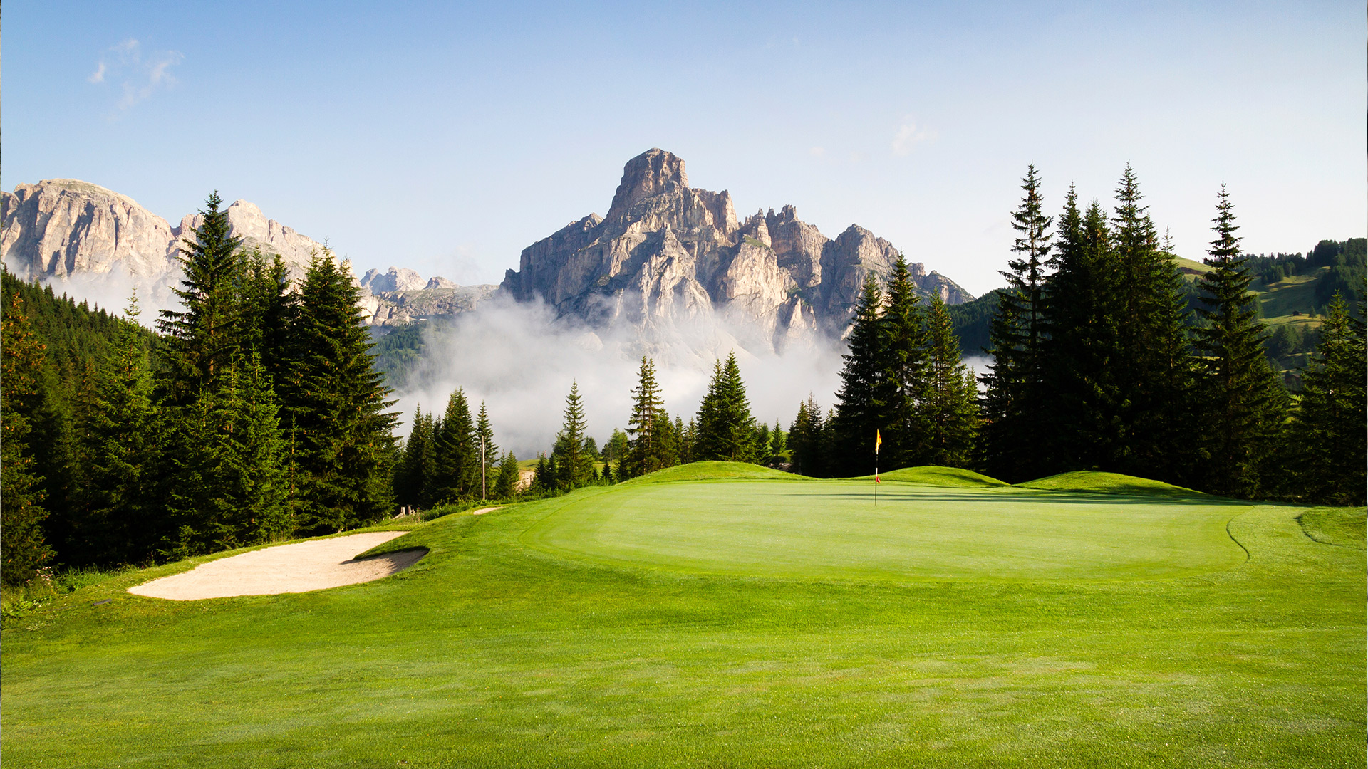 Campo da golf, alta badia, alto adige