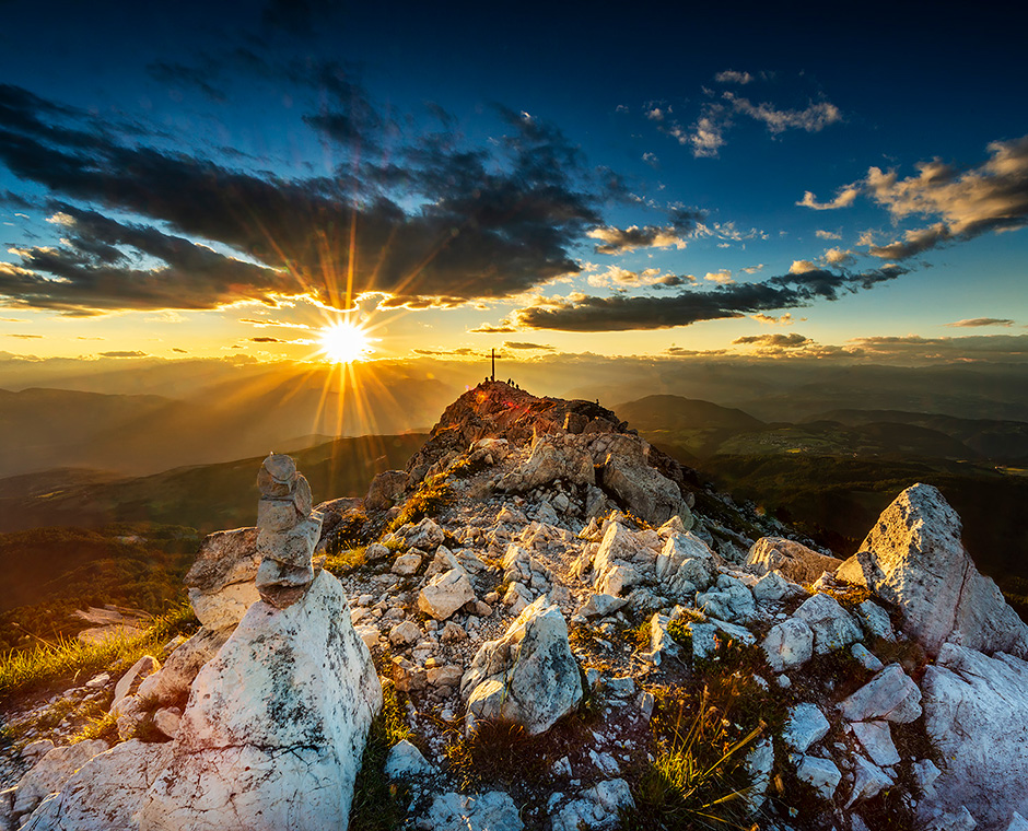tramonto corno bianco