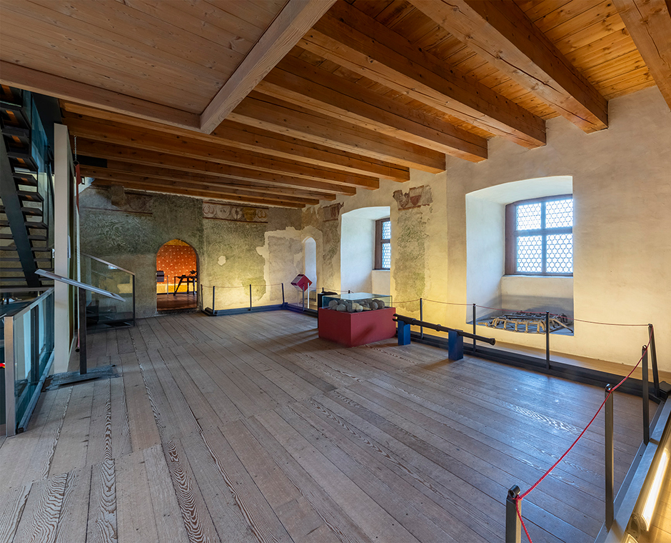 sala degli stemmi roncolo