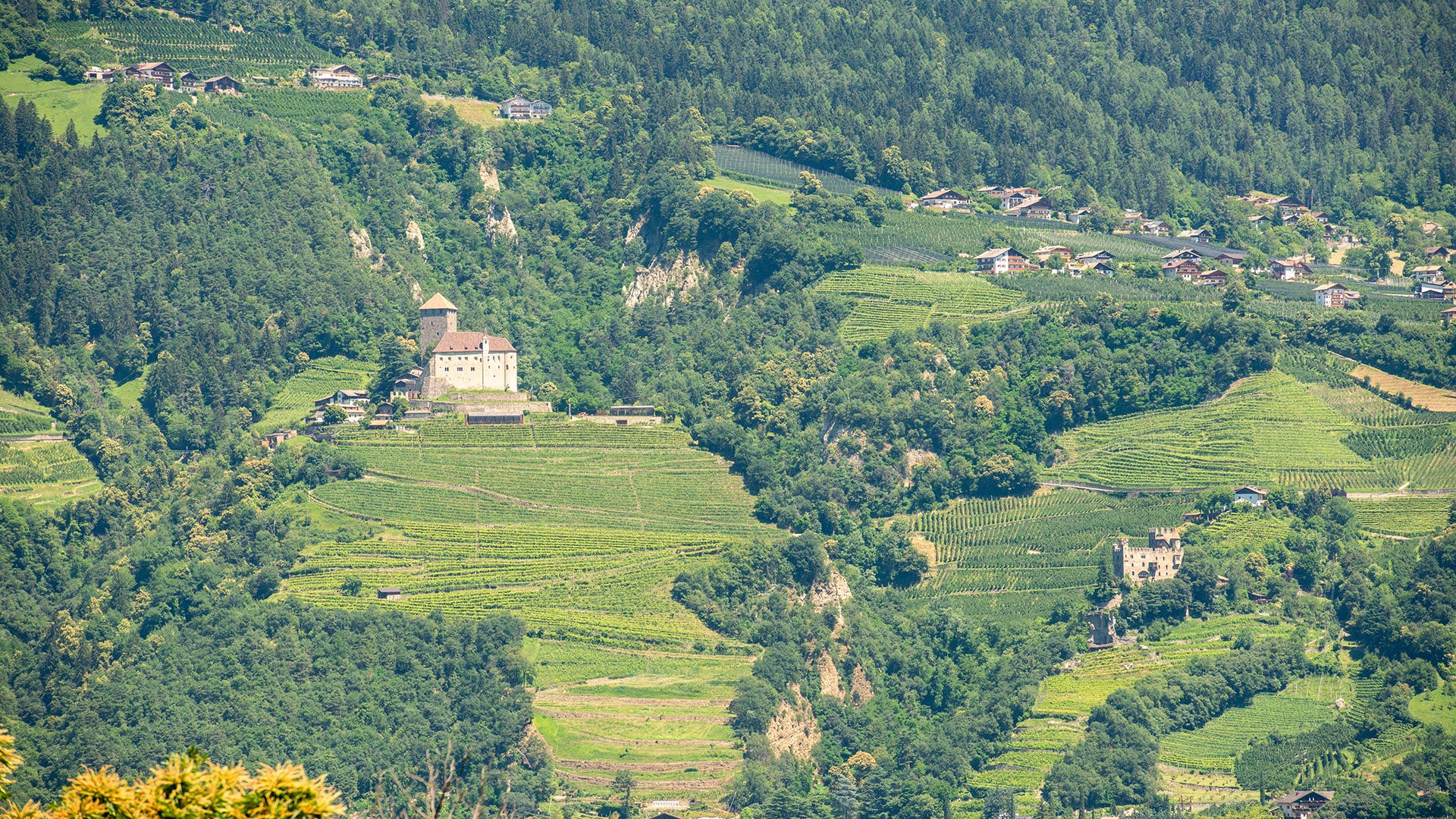castel tirolo vista da marlengo