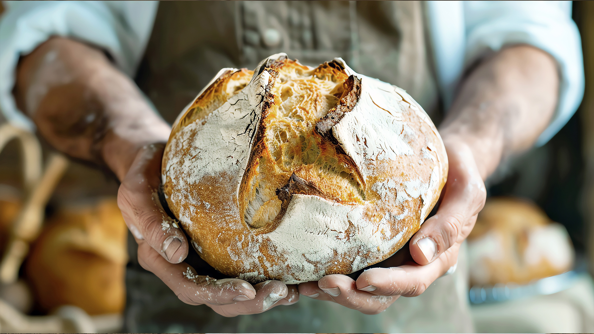 Pane fresco fatto a mano