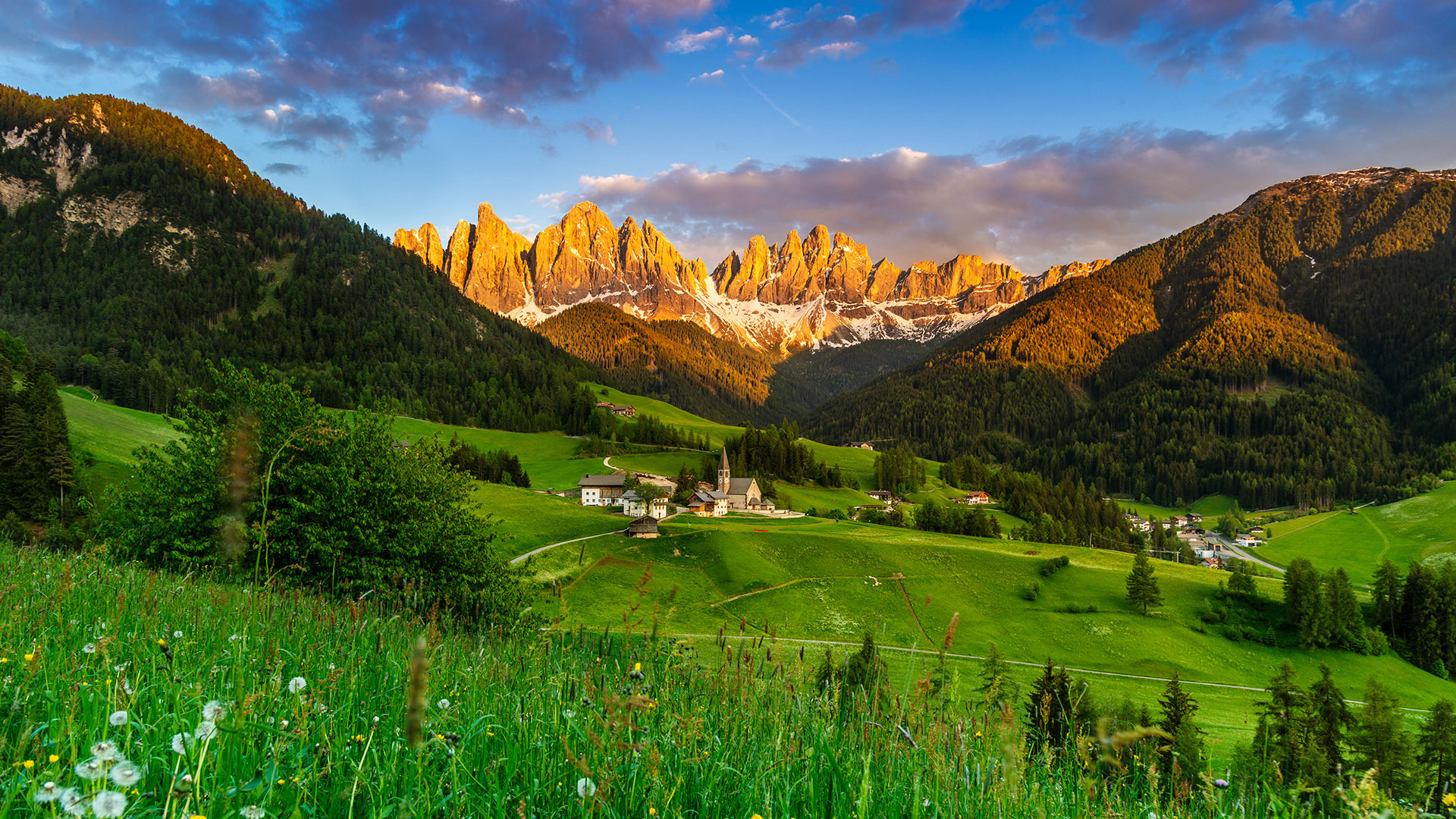 Santa Maddalena al tramonto