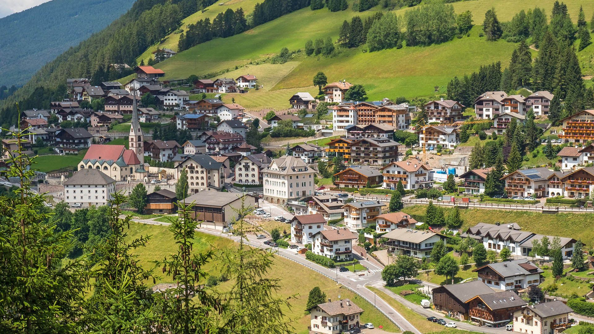 La chiesa di Santa Cristina in Val Gardena