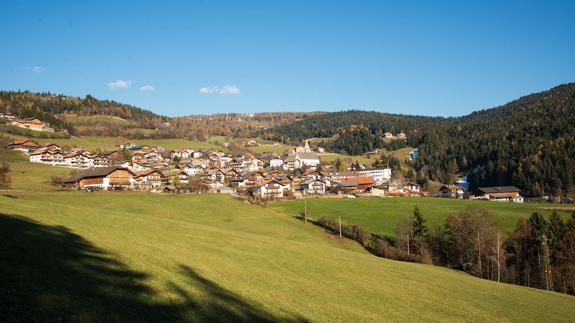 Vista panoramica sul paese Meltina