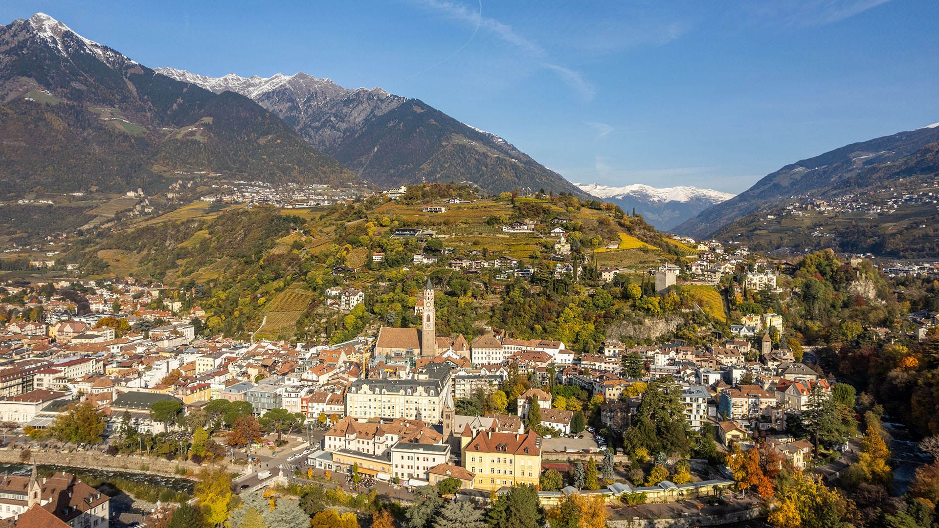 Merano vista dall'alto