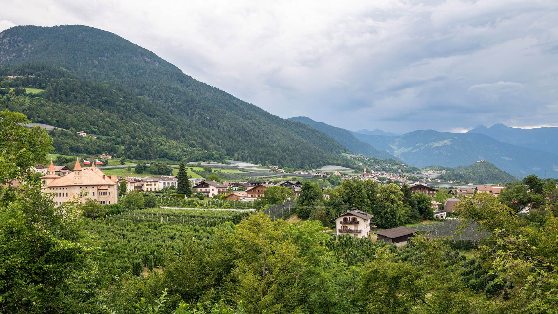 Vista verso Prissiano e Tesimo