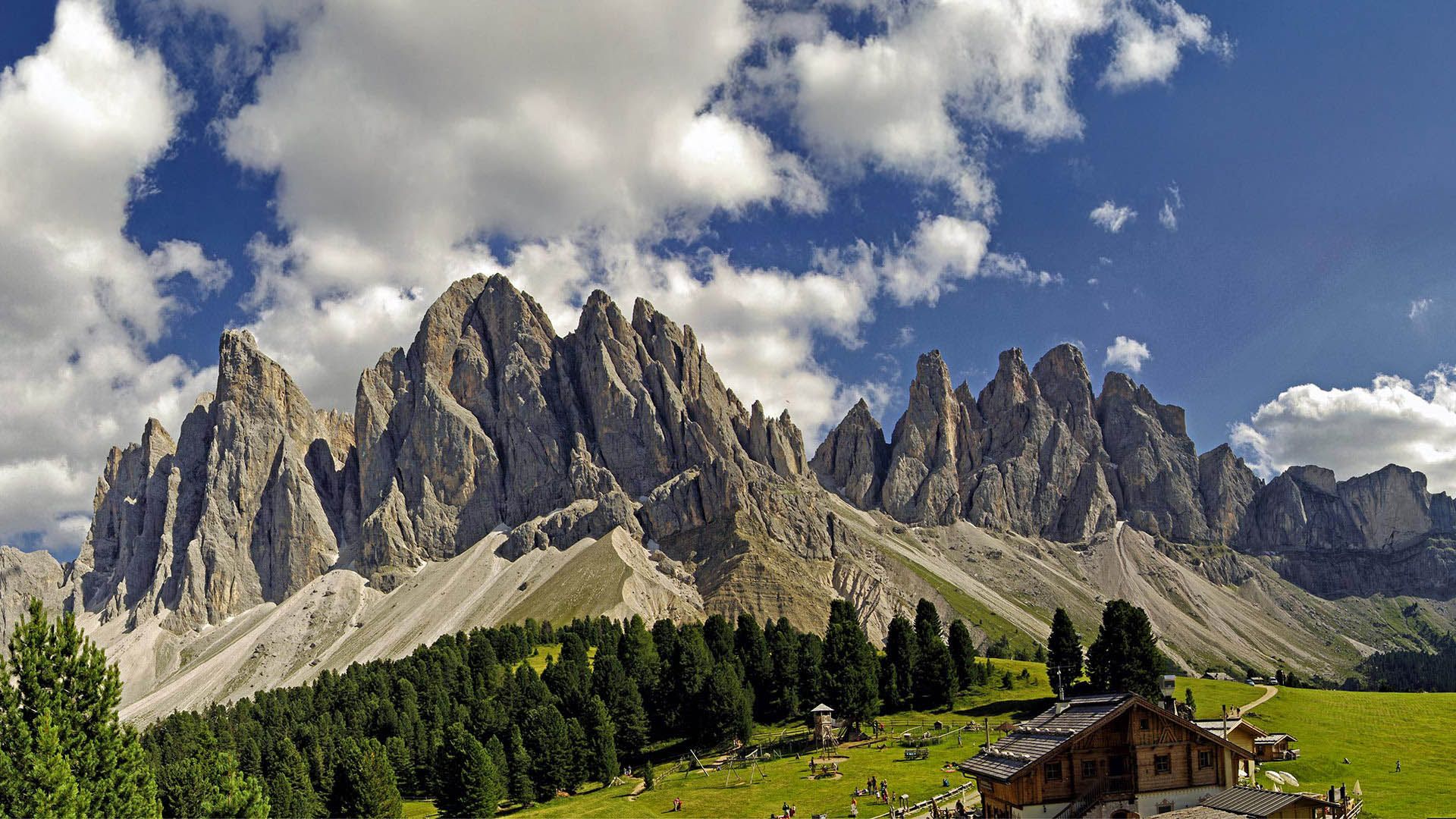 Vista panoramica gruppo delle Odle